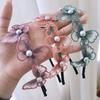 Fashion Headwear Wedding Pearl Girls Cute Butterfly Headband Hair Hoop Hair Bands