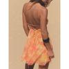 Za2025 Summer New Women Clothes Sexy Print Silk Net V-neck Sling Short Dress 5039132 051
