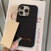 Black Polka Dot Sausage Dog Lychee Texture Phone Case For iPhone 17 Air 16 E 15 14 13 12 11 Pro Max Plus SE Soft Cover