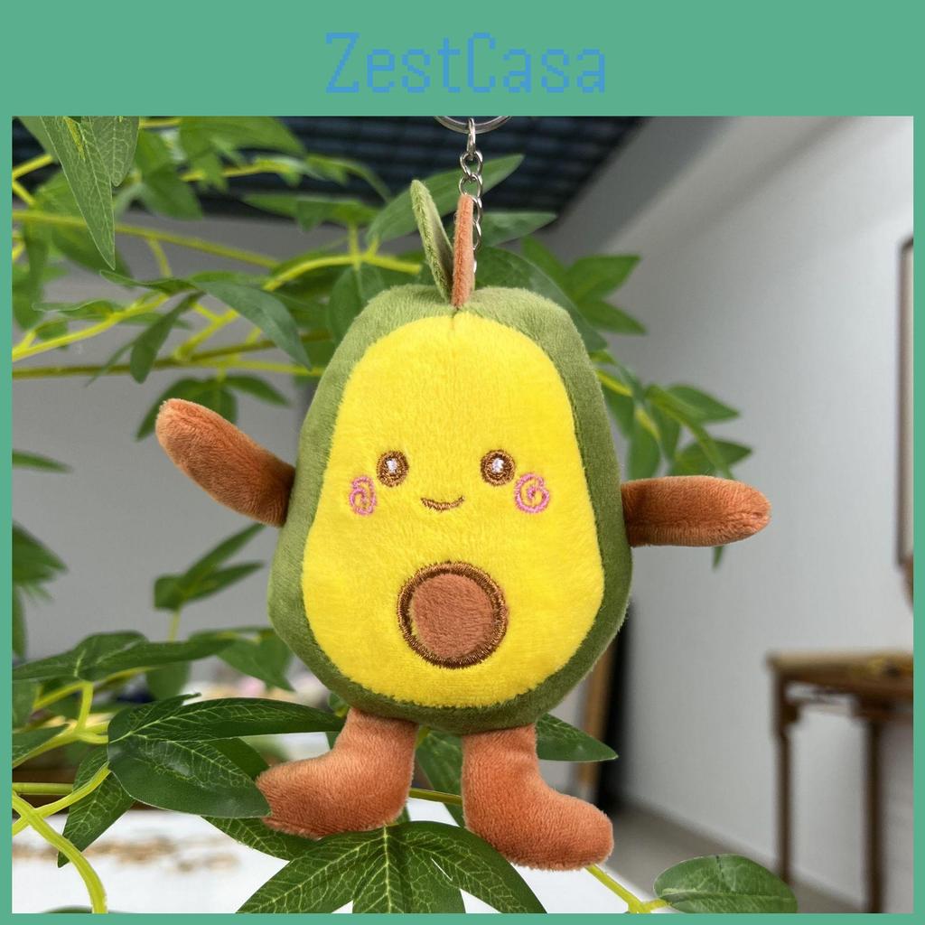 Plush Avocado Fun Keychain Toy Super Soft Material Ideal For Kids Collectors And