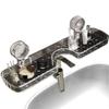 Wall Mount Bathroom Shelf Drainable Shower Shelf Durable Storage Rack
