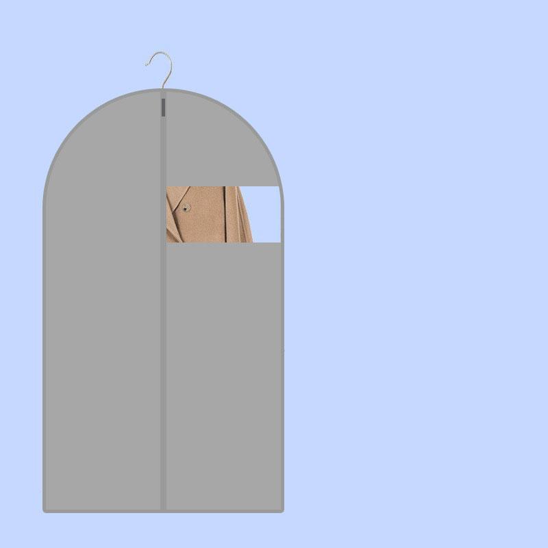 5PCS Clear Garment Bags, Dress bags for Storage ,Hanging Suit Bags for Closet Storage and Travel, Dust Suit Cover Bags,Washable Clothes Protectors