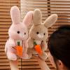 Adorable Plush Bunny Stuffed Animal Toy Ultra Soft Cuddly Rabbit Pillow Gift