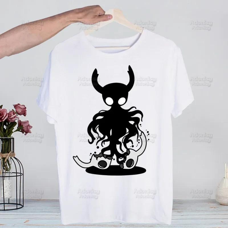 Hollow Knight Game Shirt Novelty  Vintage Crew Hollow Crew Team Neck  Unisex's T-Shirt Wo Unisex Top Tee Gift Streetwear Shirt