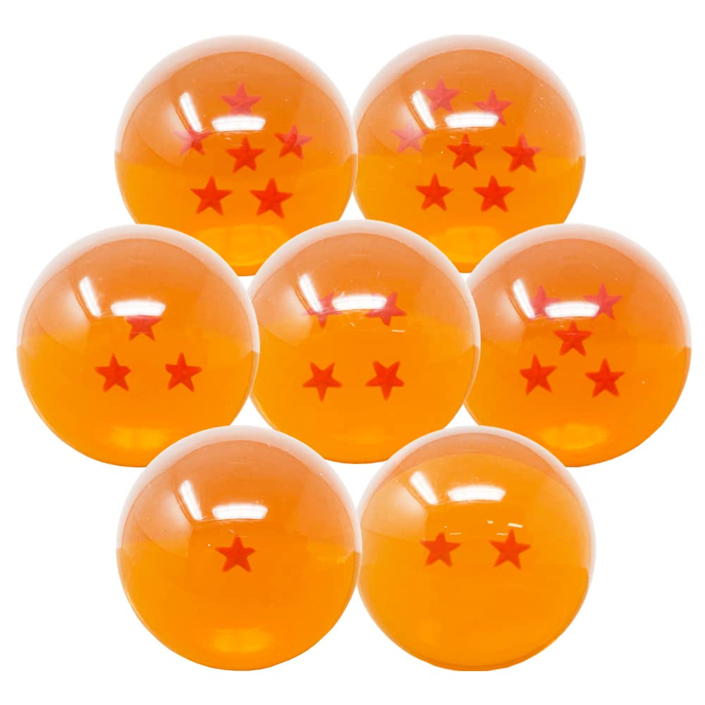 Seven Star Ball Set 7 Pieces Approximately 4 cm Luxurious Box Included Interior Accessories