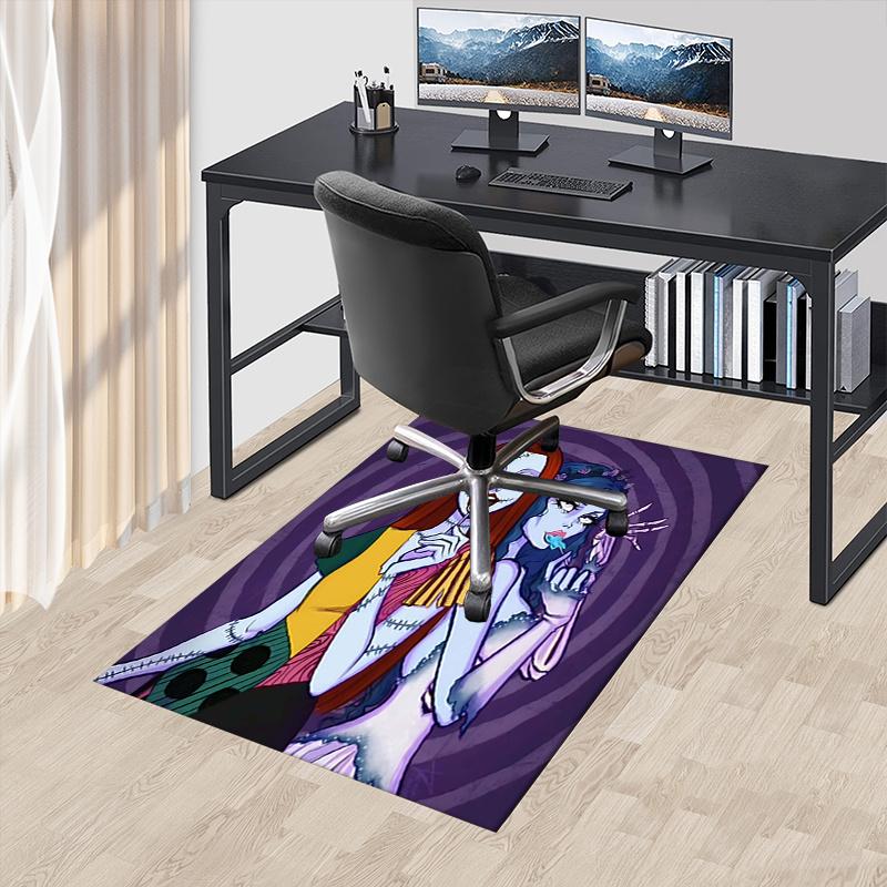Spooky Office Chair Mat: Perfect for Halloween Decor, Office Use, and More!.122331a