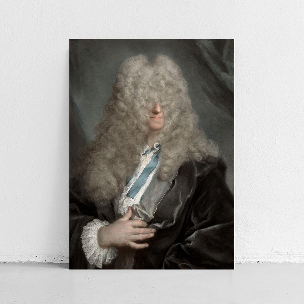 Canvas Painting Portrait Long Hair Pop Art