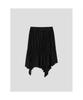 Anggae Unbalanced Balloon Skirt Black