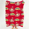 Cartoon T Teletubbies  Flannel  Blanket Suitable for Sofa Living Room Bedroom