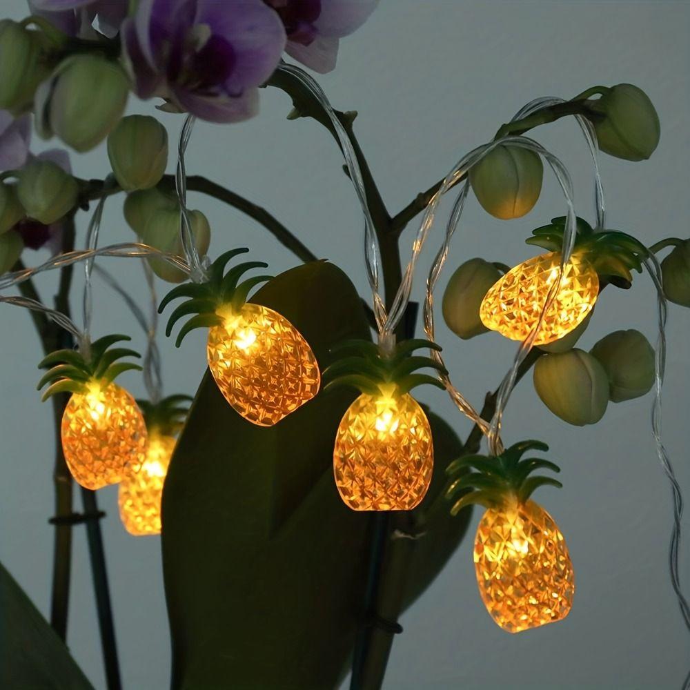 Creative LED Pineapple String Lights Waterproof Fairy Lights Party Ornament Garland Lights  Wedding