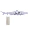 Silicone Pet Cat Catnip Molar Teeth Cleaning Simulation Fish Shape Training Interactive ToyPurple