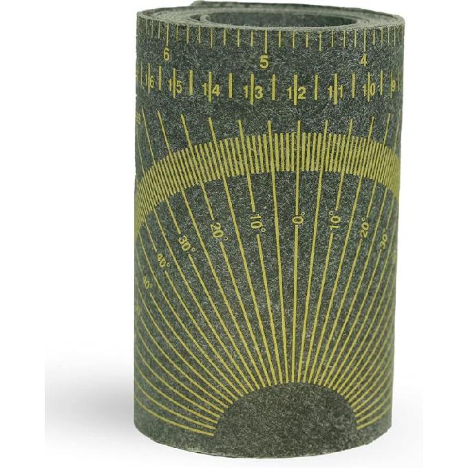 Гибкий угломер и разметочный шаблон, Обертка вокруг трубы Yellow 2