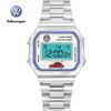 [Volkswagen Watch] Volkswagen Watch Beetle Red Silver Digital Watch VW-BeetleRed-SV
