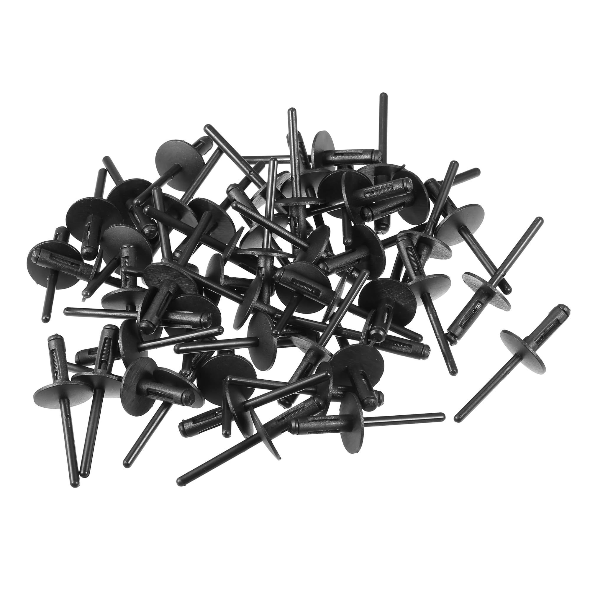 VekAuto 50pcs Fender Liner Rivets for BMW X1 2013-2023 Durable Plastic Black Wheel House 20x54mm чёрный