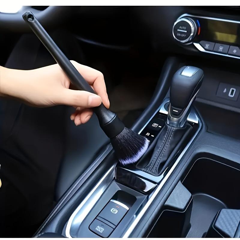 1 car interior detail brush, soft briled cleaning brush, dust removal brush, car detail brush, car dashboard dust removal Brus