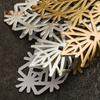 Tassenuntersetzer, Tassenunterlage, ausgehöhltes Design, rutschfest, dekorativ, Weihnachts-Schneeflocken-Tischset, Tischset-Dekoration