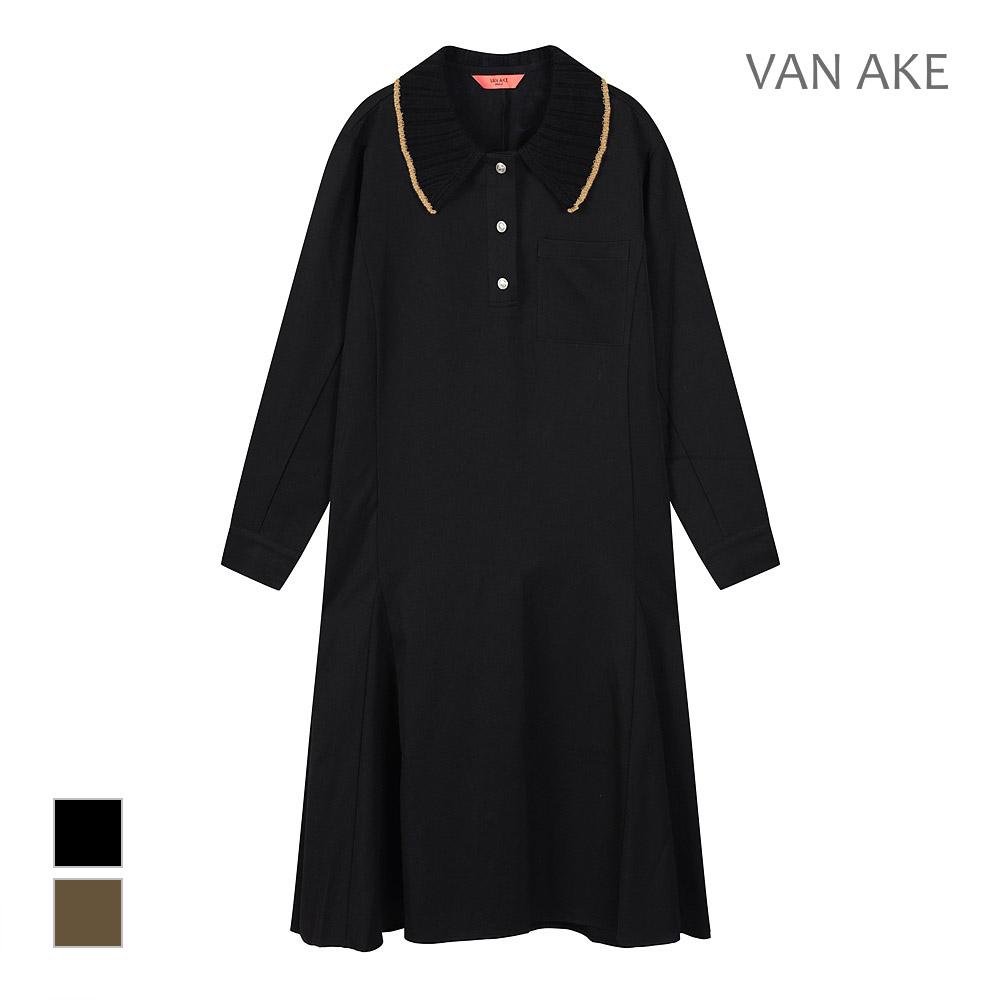 VANAKE Knit Collar Design Dress_Vb3Yopud01A