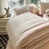 Solid Color Summer Cooling Thin Quilt Dorm Lightweight Bedding Summer Washed Cotton Simple Jacquard Summer Quilt