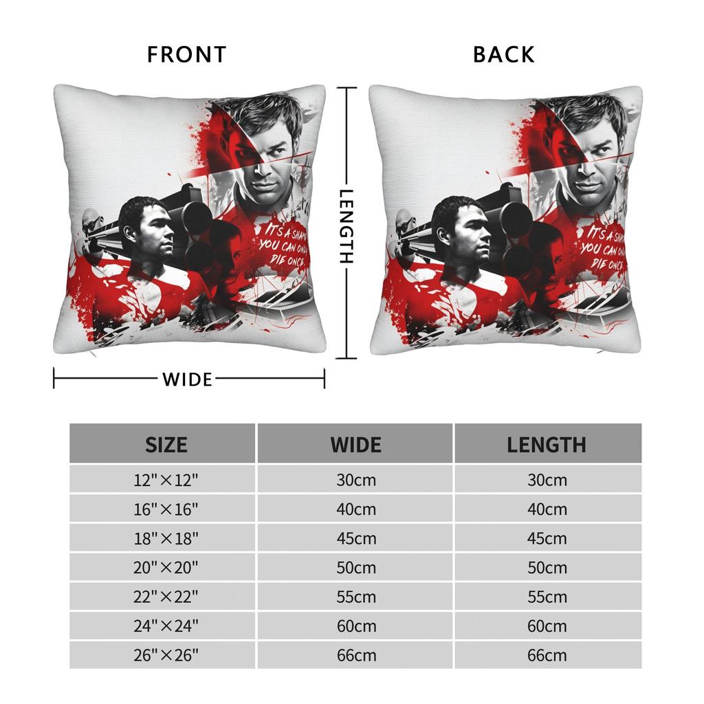Federa Cuscino D-Dexter Morgan Design Copricuscino Per Soggiorno Letto Sedia Federe Carine Divertenti