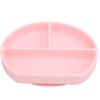 Baby Plates Silicone Divided Plate Dishwasher Microwave Washable Safe Toddlers Kids Plates