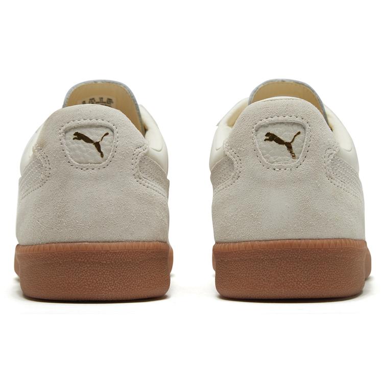 New PUMA Liga Leather Shoe Beige 364597-01