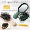Detachable Air Cushion Comb With Mirror Scalp Hairbrush Detangle Anti Static Salon Hairdressing Styling Tool For Straight Curl