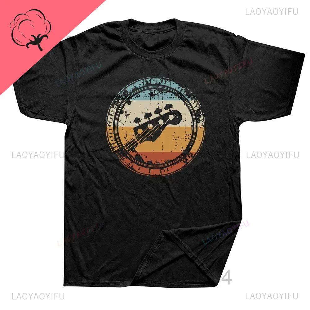 Praise Him Christian Bass T Shirt for Male Guitar Rock Clothing Style Comfortable Print Creative New Style Gift Shortsleev Tee
