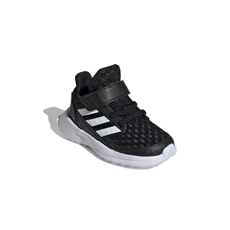 Adidas Rapidarun Elite Cushioning Abrasion Resistant Breathable Low top Toddler Shoes Black White Infant And Toddler EF9277