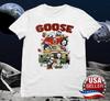 adults Goose Band white T-shirt short sleeve All sizes S-5Xl X675