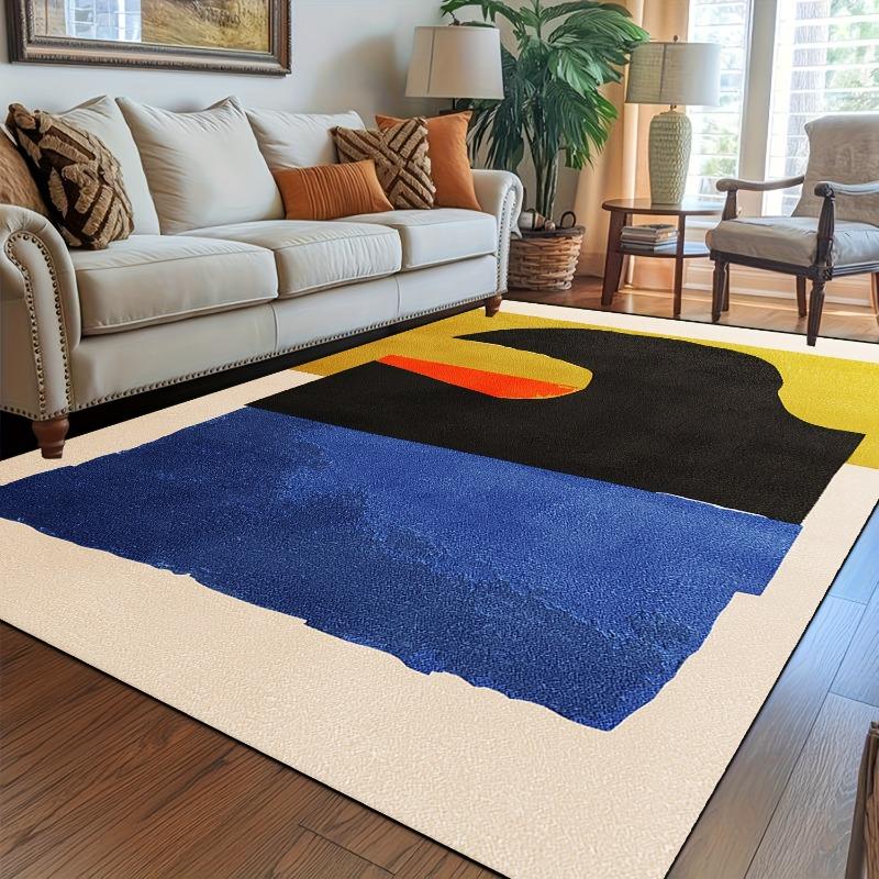 Large Area Carpet Creative Minimalist Style, Soft Washable, for Various Places Such As Living Rooms, Office, Bedrooms Home Decor