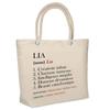 Beach Bag - PLANETEE - Lia Definition - Cotton - Large Capacity - Printed In France
