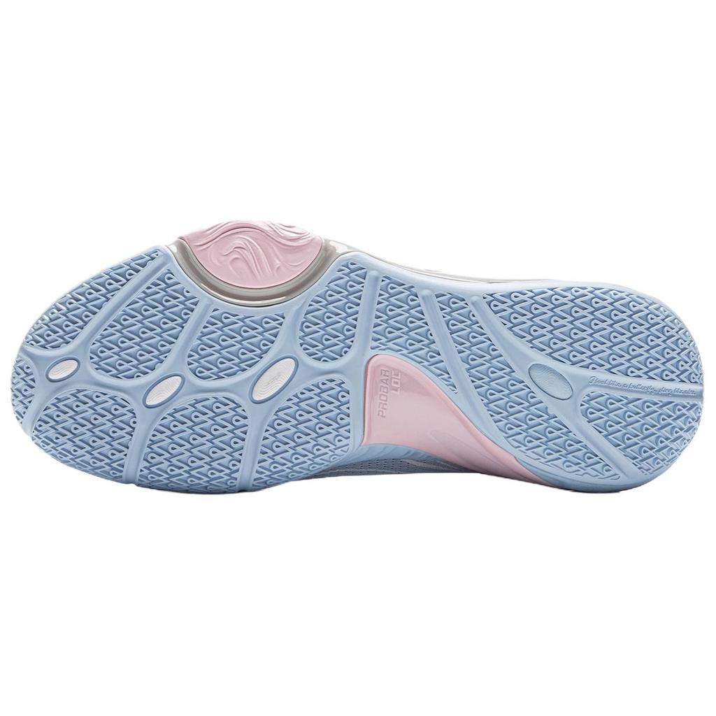 Li Ning Wade DLO 1 Comfortable Lightweight Sports Synthetic Leather Breathable Rebound Low Top Basketball Shoes Men Sneaker Ice-River-Blue ABPV009-9