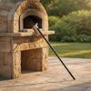 Heavy-Duty Pizza Oven Brush With | Threaded Metal Connector, for Commercial