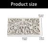 Antique Embossing Silicone Mold Food Grade Silicone For Making Candle Chocolate Fondant Cake Decorating and Clay Craft