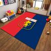 Red and Blue Griffin Crest Carpet Suitable As a Non-slip Mat for the Living Room or Bedroom Sofa