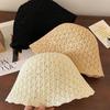Summer Fisherman Cap Hollow Basin Cap Trendy Weaving Cap  Ladies