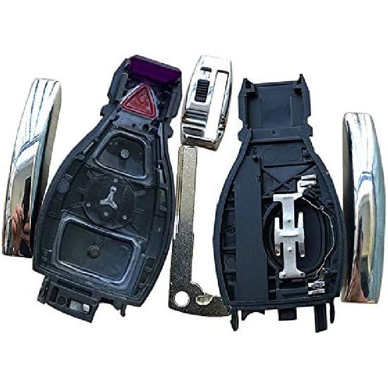 Autofernbedienung Schlüsselhülle für Mercedes Benz A B C E-Klasse W203 W204 W205 W210 W211 W212 W221 BGA Nach Baujahr 2000 (4B)