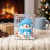 Snowman Squeezing Toy Christmas Stress Relief Toy, Soft Xmas Tree Squeeze Holiday Cat Paw Sensory Fidget Party Favors Portable