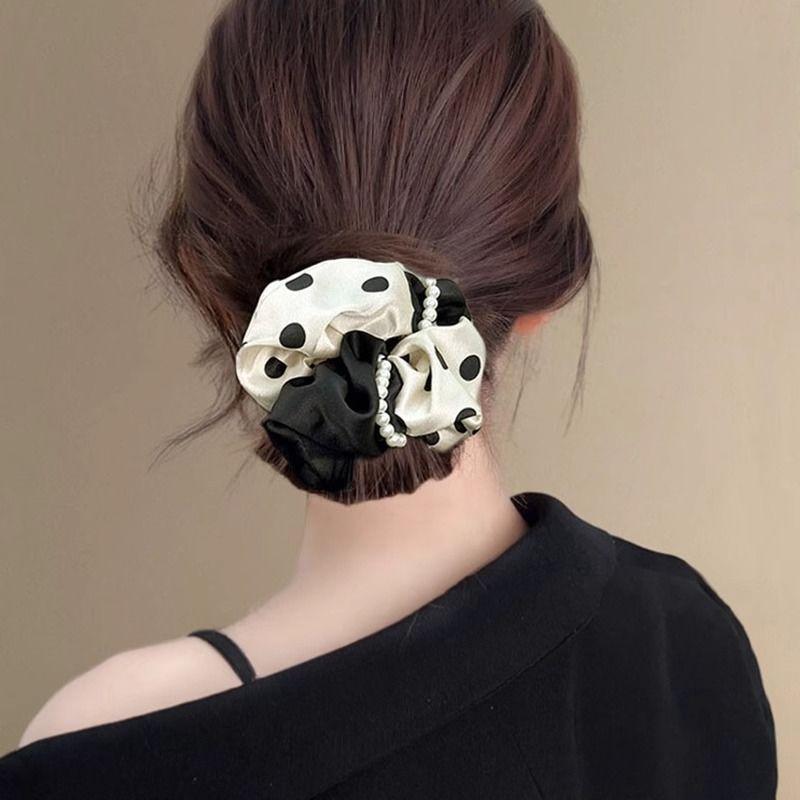 White/Black Hair Accessories, Elegant Camellia Fabric Hair Bands And Hair Accessories