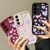 Tiny Hearts Pattern Case For Samsung Galaxy S25 Edge S24 S23 S22 Ultra S24 FE A56 A16 A15 A55 A54 A35 A26 A36 Soft Phone Cover