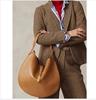 Damen Unterarm-Brötchen Wildleder Reitdesign Knödel-Brötchen Tote-Brötchen Herbst/Winter Trendige Handtasche Halbmond-Brötchen