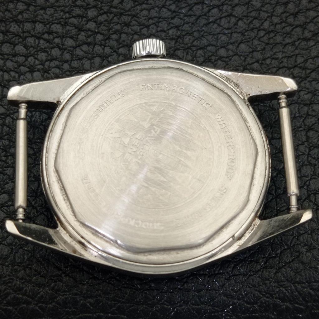 SWISS VINTAGE FAVRE LEUBA SEA KING 101 HAND-WINDING MENS WHITE WATCH a703731-1