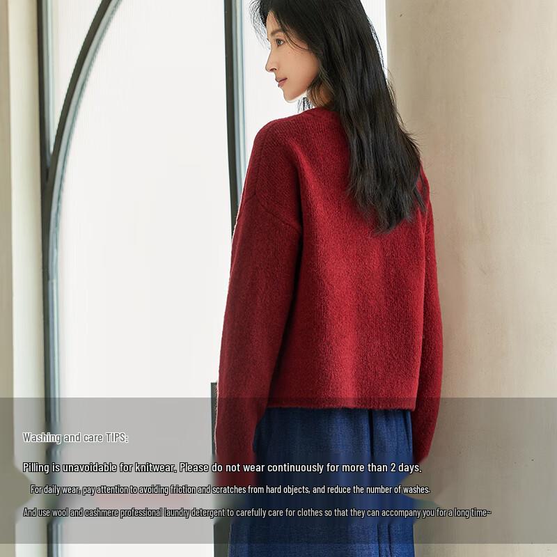 VICTORIA&VERA Damen Grobstrick Cardigan