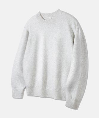 BAKKEN Wool Round Daily Knit Bk8944_Pale Grey