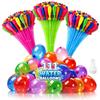 Automatic Fill Water Balloons (111Pcs): Rapid Fill Water Bombs, Self-Tie Splash Balls, Summer Outdoor Activity, Party Fun