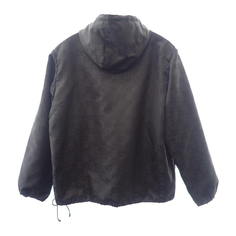 Gucci 631105 ZAEBN 1000 Parker Black Nylon Mens