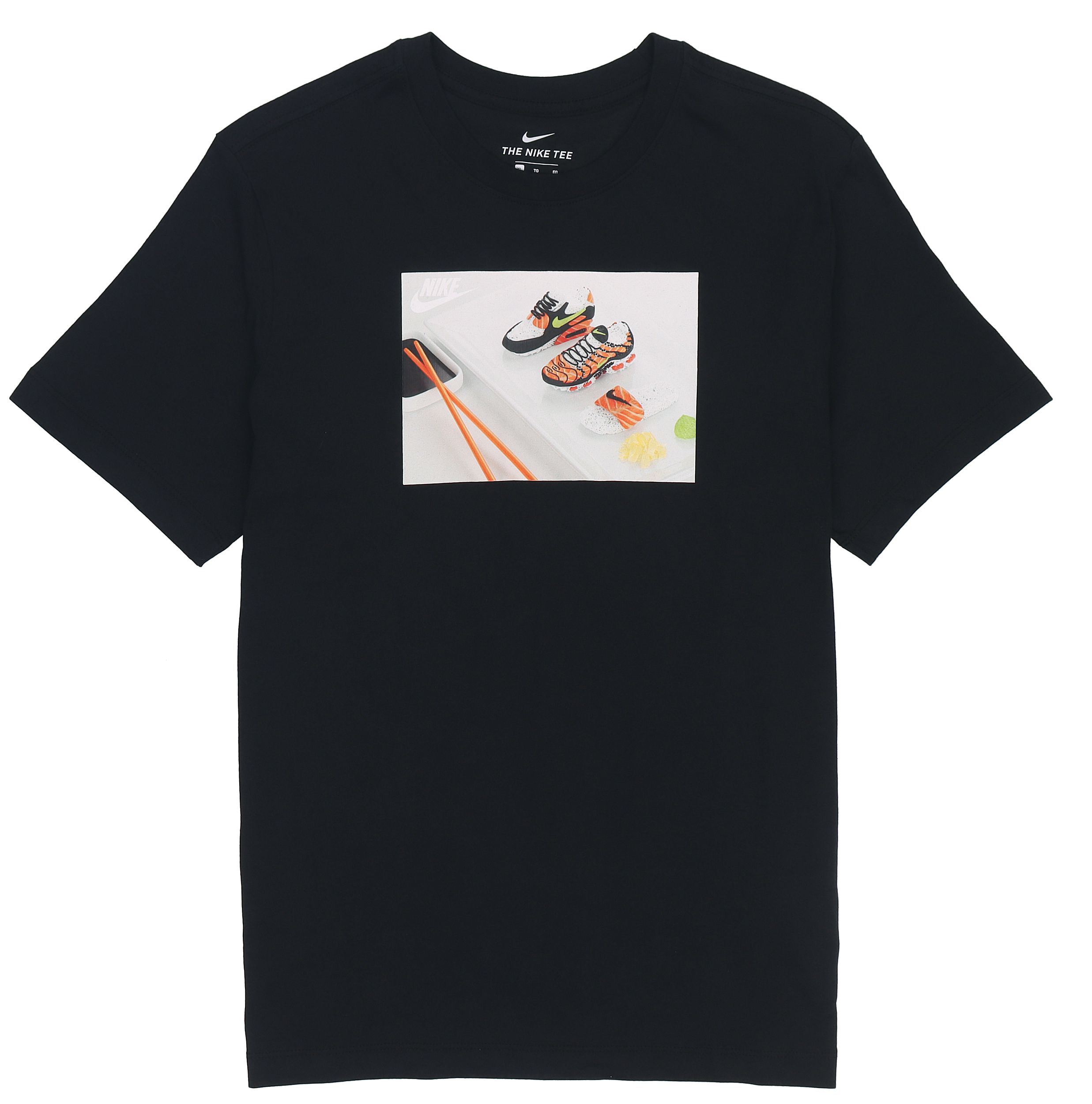 

Nike T Shirts Men s Black Crew Neck Moderate Straight Fit DD1327-010 M