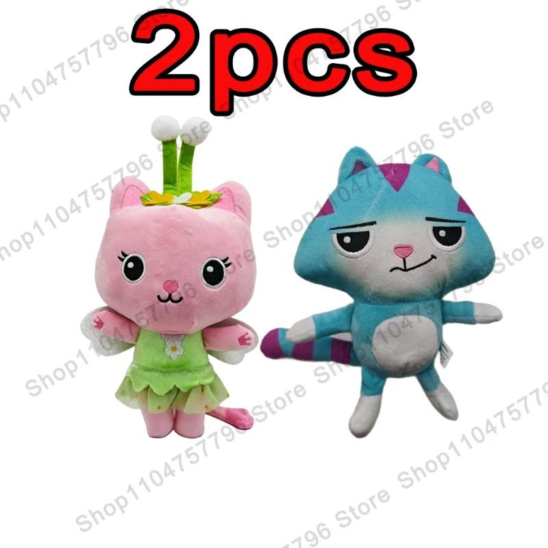 2026 New Gabbys Doll House Plush Toy Mercat Cartoon Stuffed Animals Smiling Cat Car Cat Hug Gaby Girl Birthday Gift