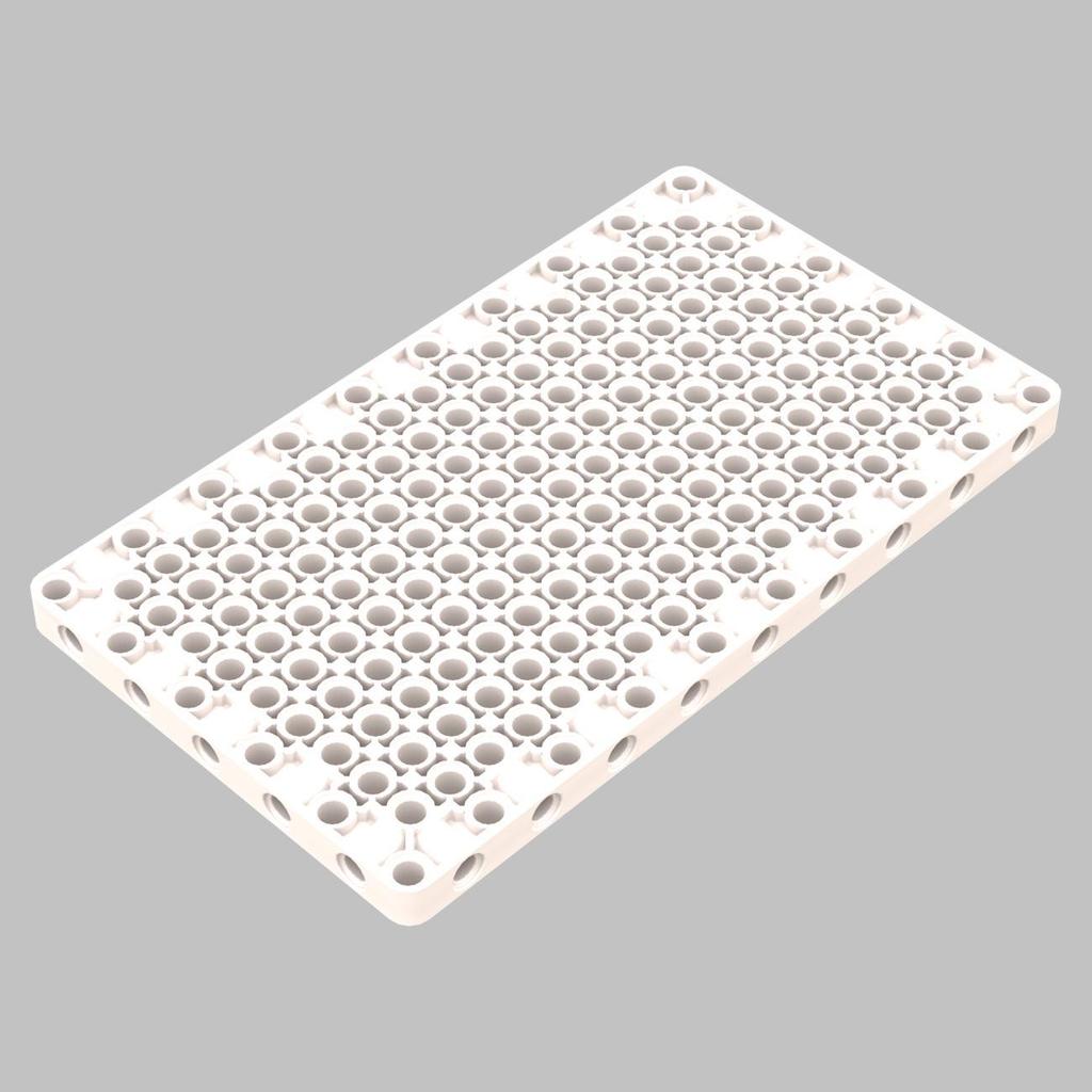 11x19 Hole Arm Technology Base Plate Compatible with LEGO 39369 for Science Education MOC Accessories