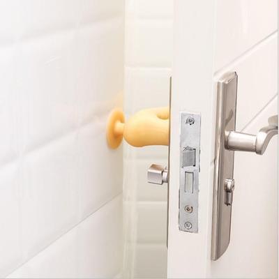 Silicone Door Handle Covers for Kids - Anti-Collision, Soft Suction Bumpers for Bedroom and Bathroom